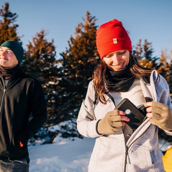 Merino Wool Fingerless Gloves Womens Medium Black Warm Knitted Accessory - Picture 7 of 9